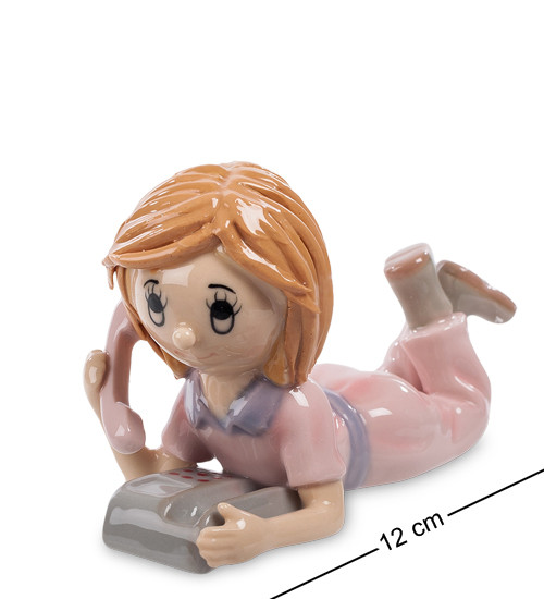 Статуетка порцелянова Pavone Дівчинка Підліток 12х7 см 1101385
