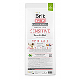 Сухий корм Brit Care Dog Sustainable Sensitive для собак з чутливим травленням з рибою та комахами 12 кг, фото 4