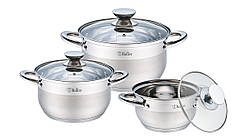 Набір каструль BR-4001 6 предметів BOLLIRE