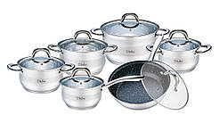 Набір посуду BR-4004 12 предметів BOLLIRE