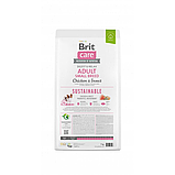 Сухий корм Brit Care Dog Sustainable Adult Small Breed для собак малих порід з куркою та комахами 7 кг, фото 4