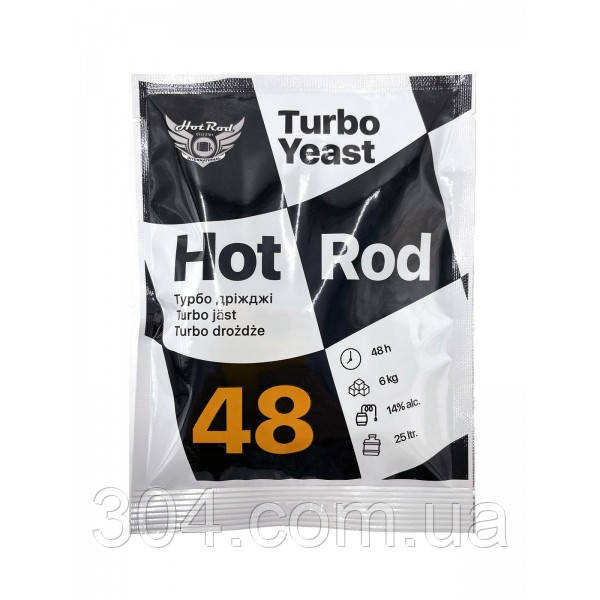 Турбо дріжджі Hot Rod 48 на 25 л (146 г)
