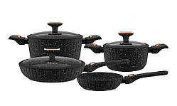 Набір посуду каструль та сковорідок зі знімними ручками SICILIA BOLLIRE 7 предметів