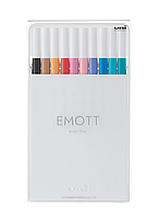 Набір лайнерів UNI EMOTT 0.4мм fine line 10 кольорів Soft Pastel Color
