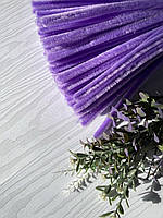 Декоративний пухнастий дріт темно Бузковий (за 1 шт),