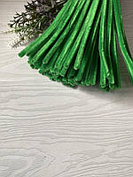 Декоративний синельний дріт, світло Зелений (за 1 шт)