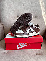 Жіночі кросівки Nike SB Dunk Low Cacao Wow Найк сб данк лов какао шкіра кросівки для дівчат демісезон, фото 4