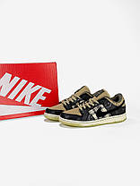 Жіночі Кросівки Nike SB Dunk x Travis Scott Beige Black / Найк СБ Данк Тревіс Скотт Бежеві з Чорним, фото 5
