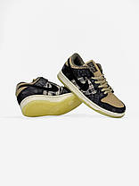 Жіночі Кросівки Nike SB Dunk x Travis Scott Beige Black / Найк СБ Данк Тревіс Скотт Бежеві з Чорним, фото 4