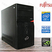 Fujitsu P420 - Intel Core i5-4590/ 16GB DDR3/ GeForce GT1050Ti 4GB/ 120GB+1000GB Системний блок, Ігровий ПК