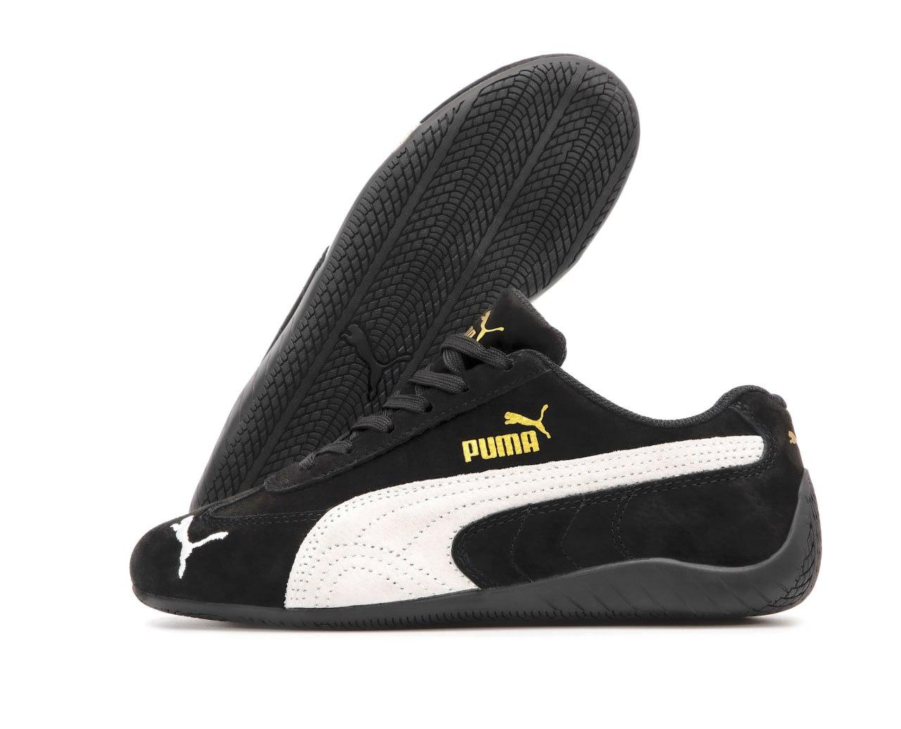 Жіночі кросівки Puma Speedcat Black White Чорні Кеди Пума Спідкат повсякденні замша демісезонні демісезонні