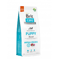 Сухий корм Brit Care Dog Hypoallergenic Puppy для цуценят гіпоалергенний з ягням 12 кг