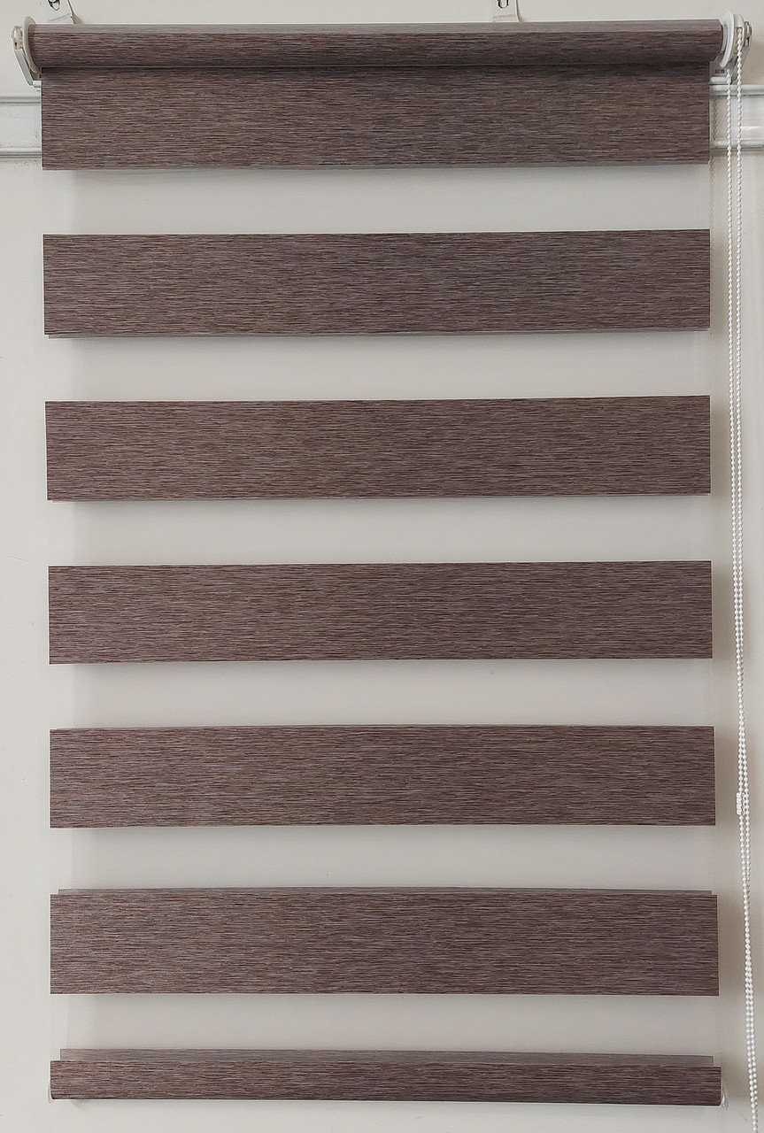 Рулонна штора День-ніч ВН-81-14 Світло-коричневий