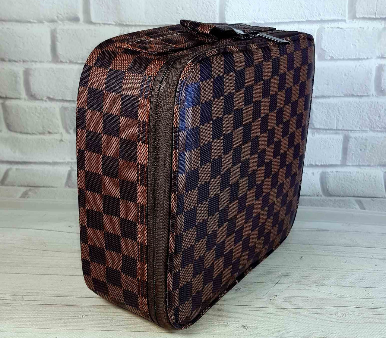 Сумка майстра на змійці шкірозамінник, знімні перегородки шкір зам, фото 1