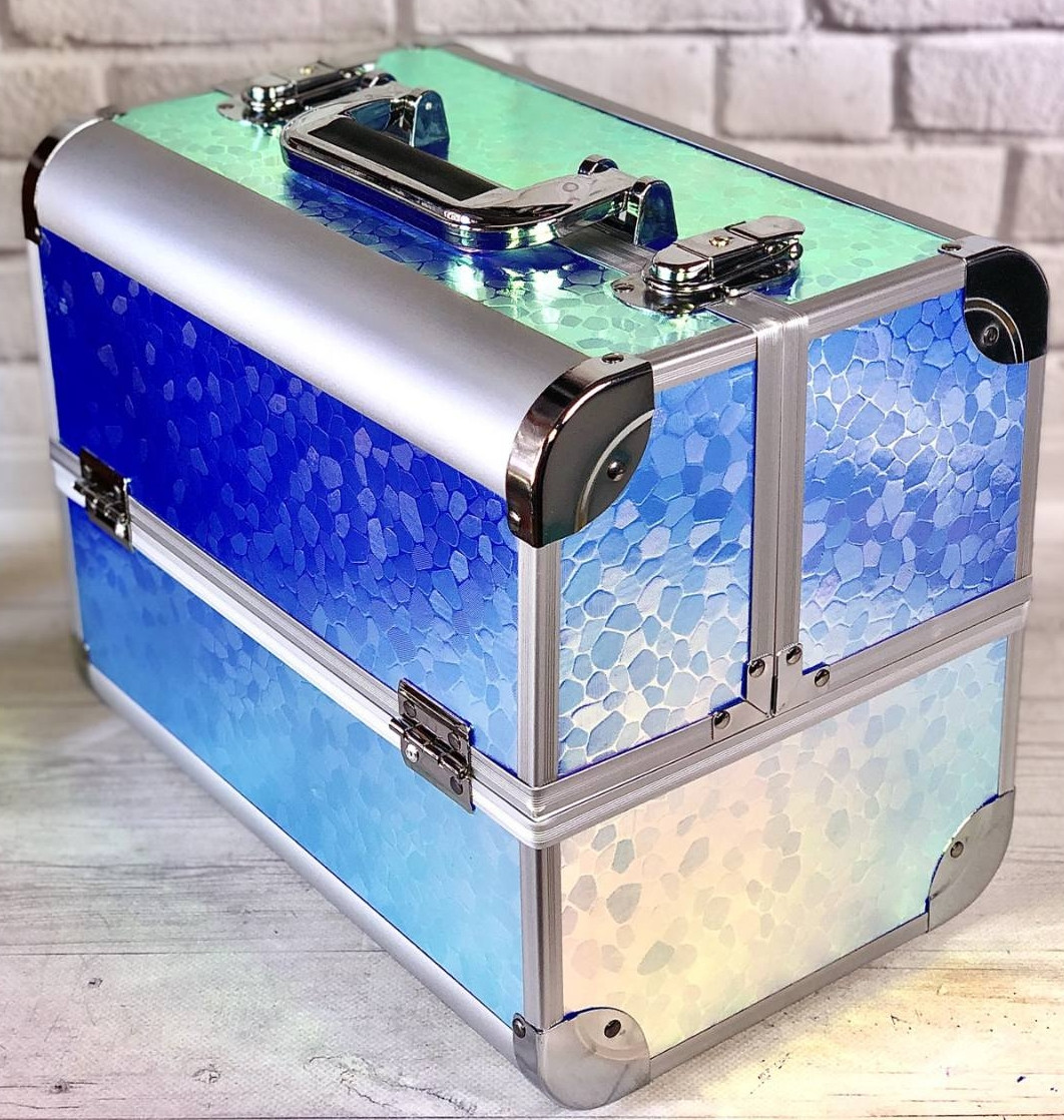 Б'юті кейс валіза алюмінієва з ключем для майстрів