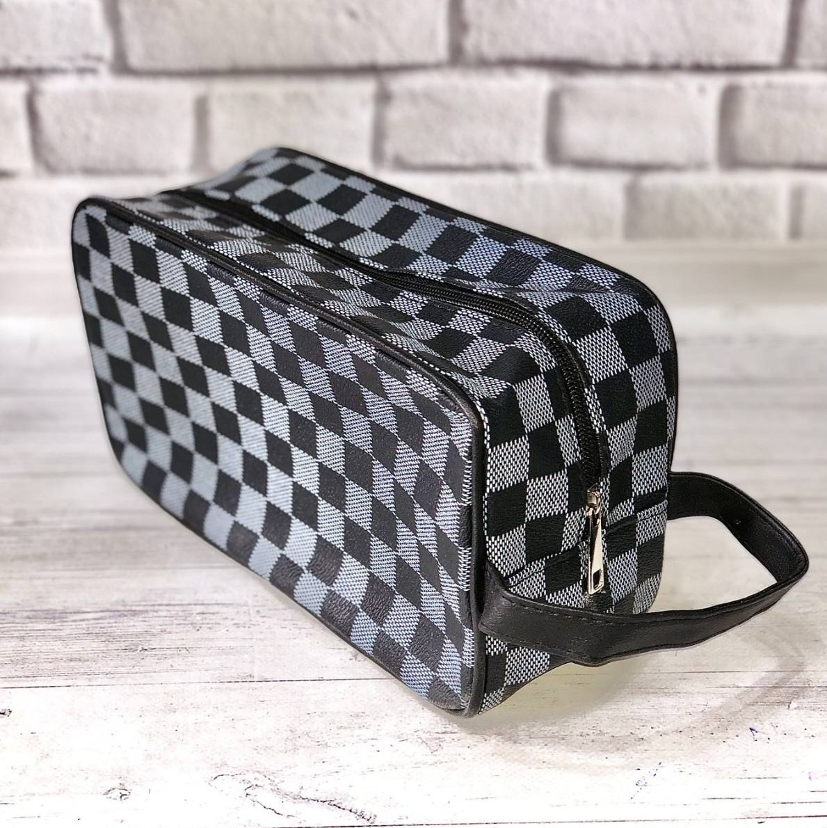 Косметичка пенал косметичка-сумка кожзам 26×15×10см