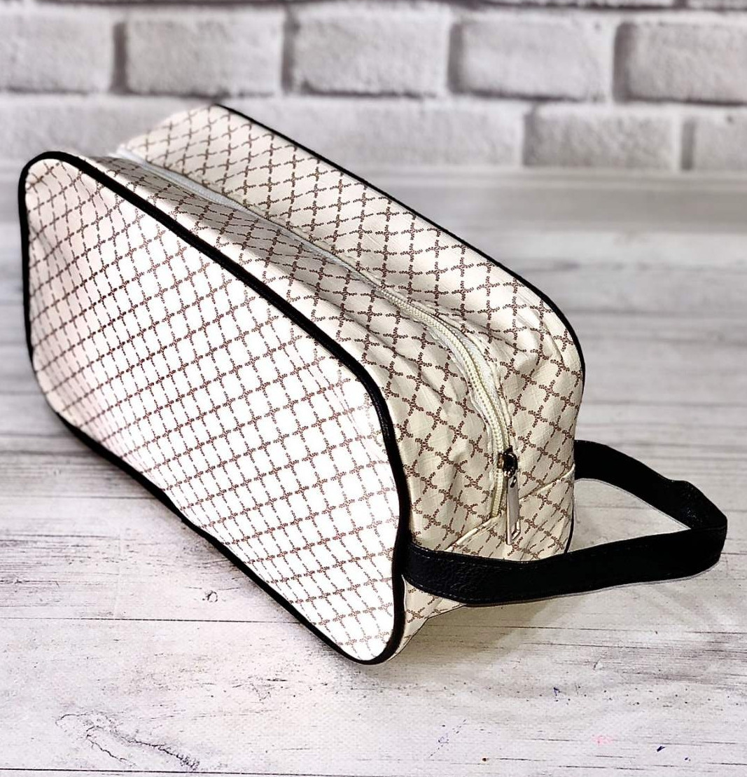 Косметичка пенал косметичка-сумка кожзам 26×15×10см