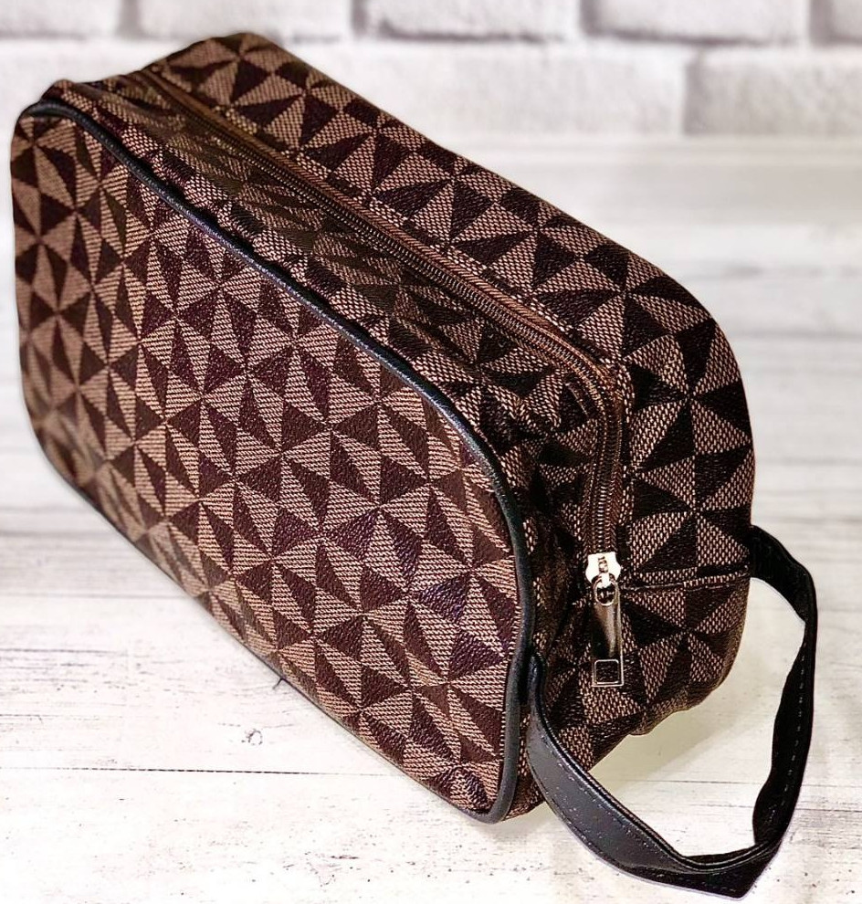 Косметичка пенал косметичка-сумка кожзам 26×15×10см