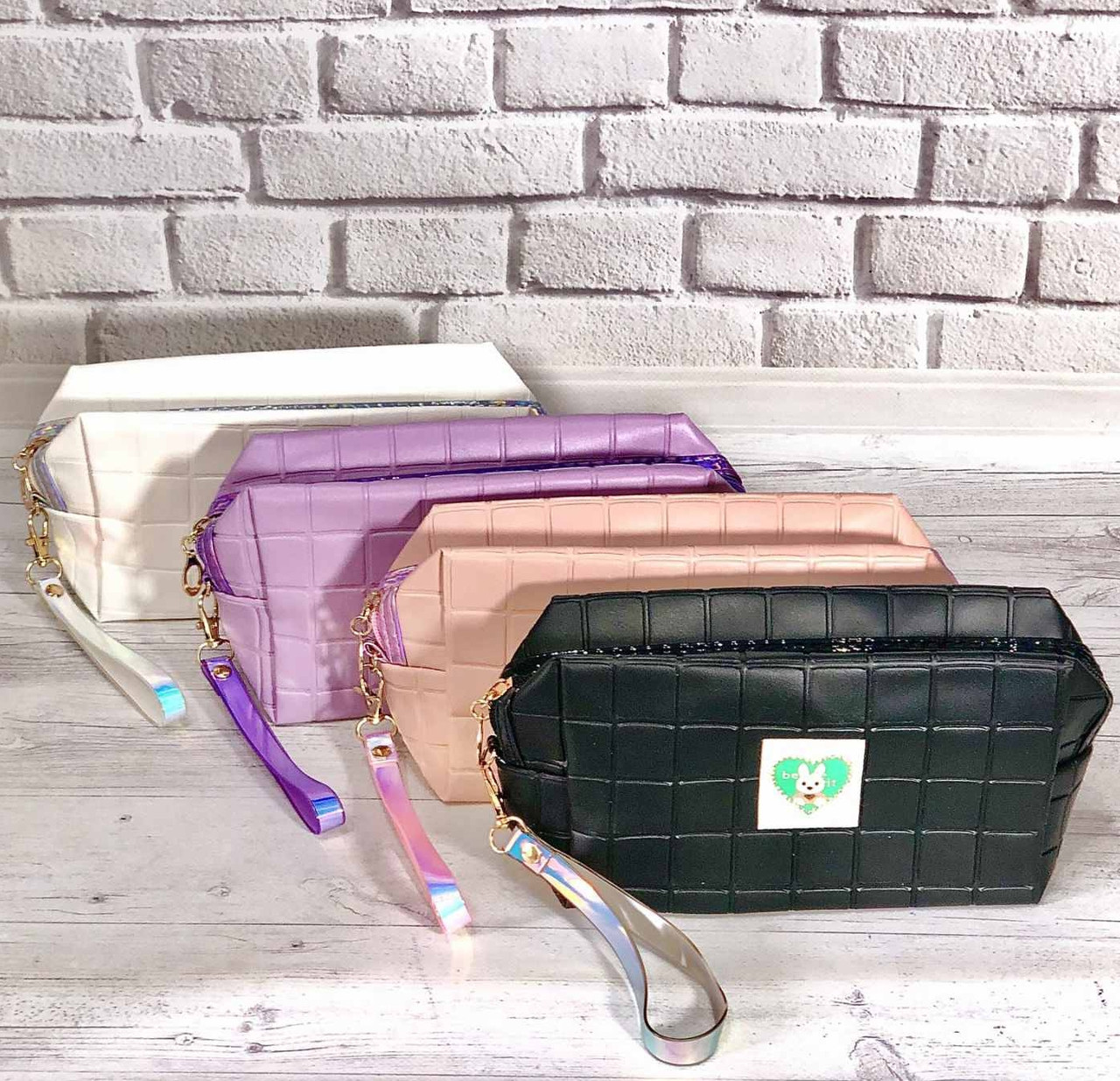 Косметичка пенал кожзам 20*11*7см