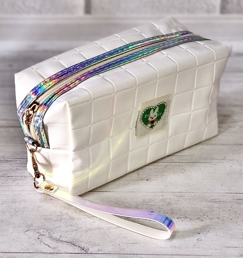 Косметичка пенал кожзам 20*11*7см