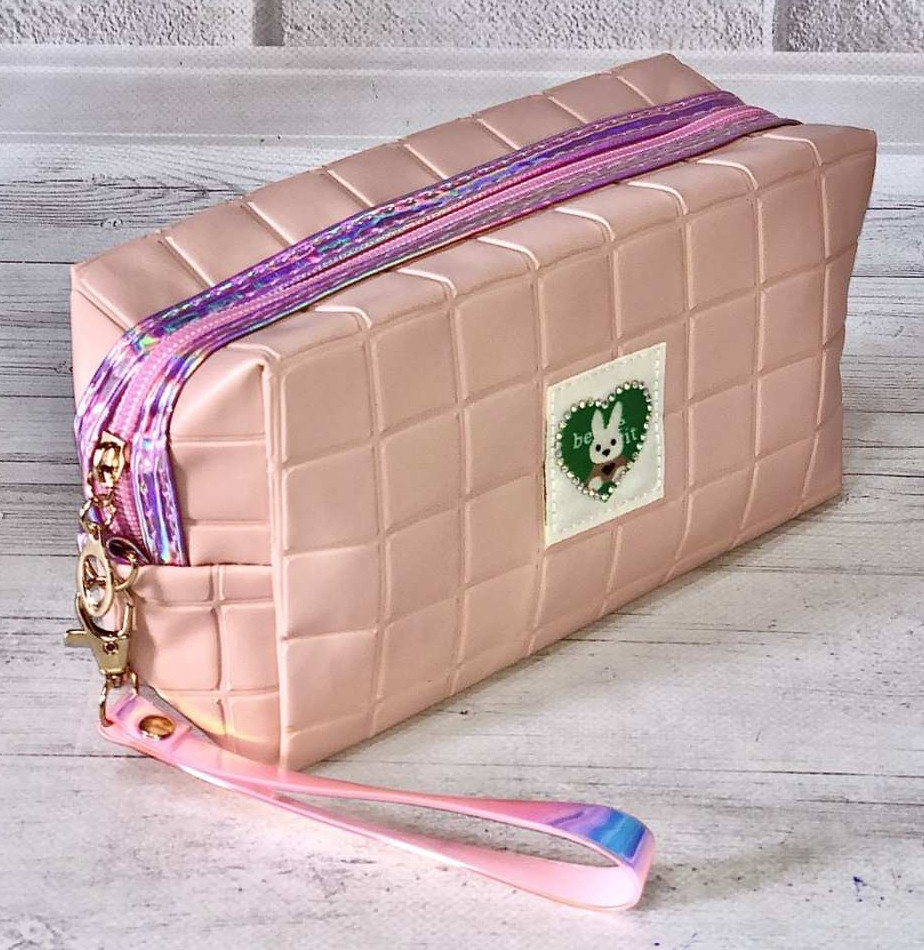 Косметичка пенал кожзам 20*11*7см