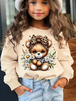 Лонгслів для дівчинки "Мішутка"