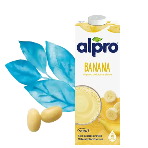 Напій Alpro Banana соєво-банановий, 1л