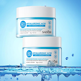 Крем для лица Sadoer 8D Hyaluronic Acid Anti-Wrinkle Cream с гиалуроновой кислотой, 30 г.