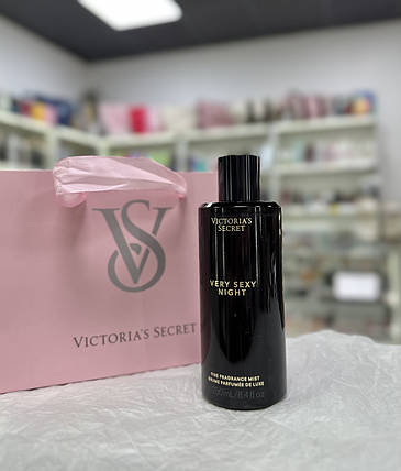 Парфумований спрей для тіла Victoria's Secret Very Sexy Night Fragrance Mist 250мл, фото 4