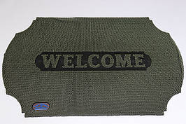 Килимок гумовий брудозахисний кольоровий 60*90 см 1878/grey