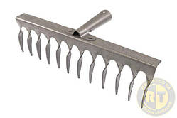 Граблі металеві кручені ГУ-12 12 зубів