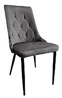 Стілець Велюр Max колір сірий