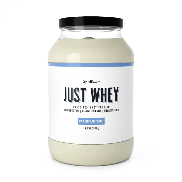 Сироватковий Протеїн  Just Whey - GymBeam, 1000 г, Білий шоколад-кокос, фото 1