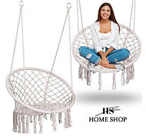 Підвісна гойдалка-гамак гніздо (Бежевий) K0020