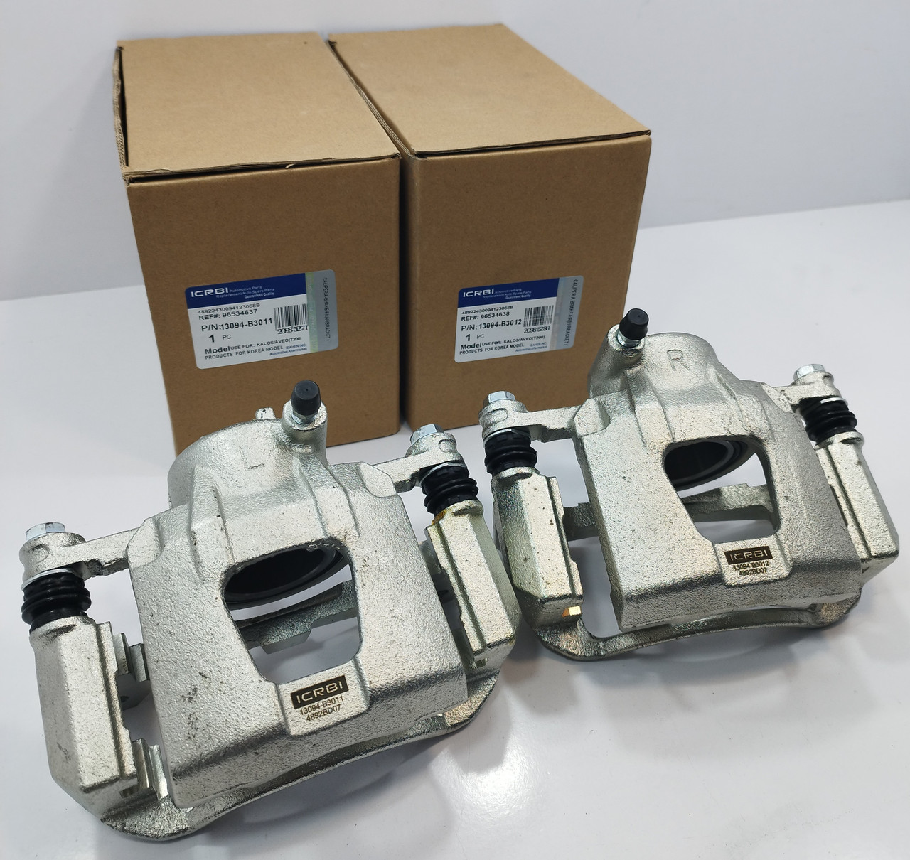 Суппорт передній (к-т лев +прав) Авео Т200,Т250 CRB Корея, фото 1