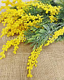 Гілка мімози 84см. Жовта, фото 2