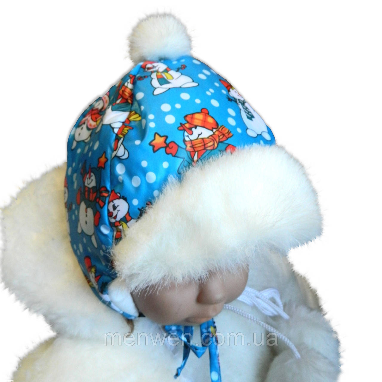 Зимняя детская шапочка - фото 1 - id-p458844927