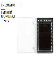 Вії PRIZMATIK SCULPTOR DARK BROWN, MIX довжин, 20 ліній