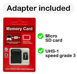 MicroSD карта пам'яті (64GB) для трекерів, IP-камер і відеокамер