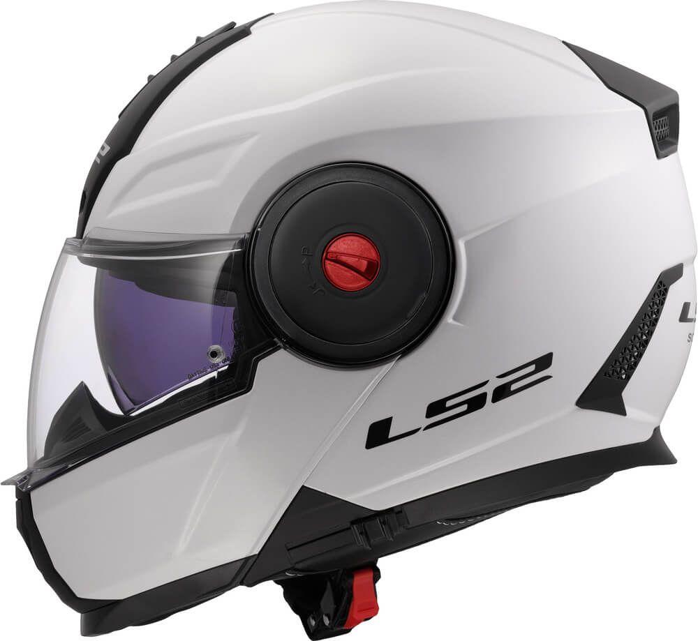 Мотошолом LS2 FF902 Scope II Solid Gloss White + pinlock