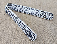 Чотки перекидні з полімерної смоли "Вовк+Орнамент"