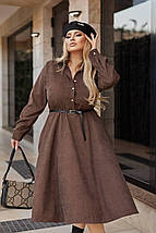 Сукня з вельвету батальні розміри, фото 4