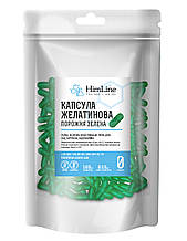 Капсули порожні тверді желатинові "0" зелені 0.68 мл - 500 шт.