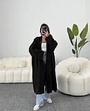 Кардиган жіночий довгий двостороння ангора 42-46, фото 6