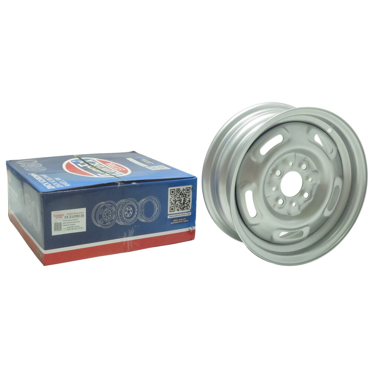 Диск колісний ВАЗ 2103 (металлик) стандарт R13x5J, 4x98, DIA 60.5, ET 29 EuroEx Венгрия