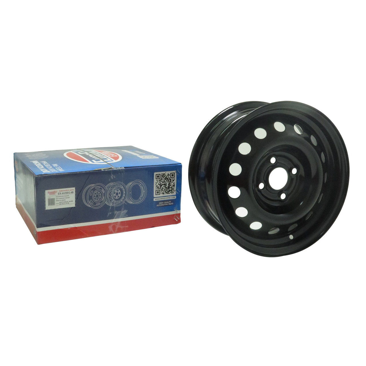 Диск колісний Авео, AVEO (черный) R14x5.5J, 4x100, DIA 56.6, ET 45 EuroEx Венгрия