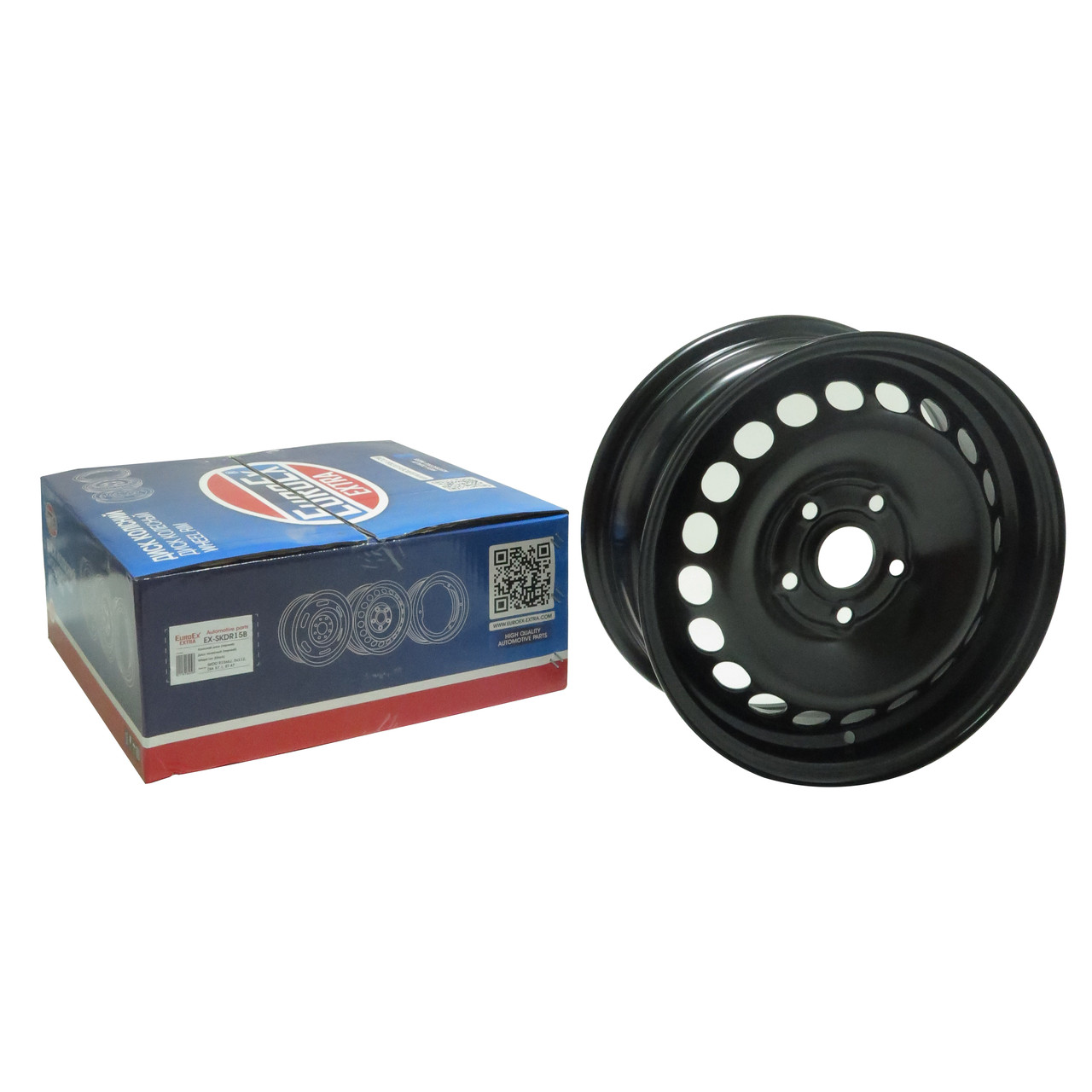 Диск колісний Фольксваген (черный) Caddy, Octavia, Golf, Jetta, Seat R15x6J, 5x112, DIA 57.1, ET 47 EuroEx Венгрия