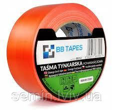 Скотч армований фасадний помаранчевий BB TAPES 48мм 50м пог, фото 1
