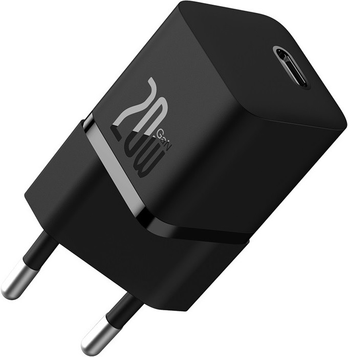 Мережевий зарядний пристрій Baseus GaN5 Fast Charger mini 1C 20 W EU black (CCGN050101)