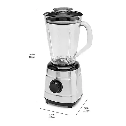 Блендер Amazon Basics 2-в-1 600 Вт, фото 3